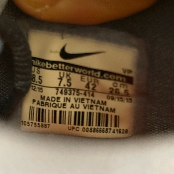 Nike KD 8 Away Blue Orange size 8.5 MEN’S BASKETBALL SHOES - Picture 9 of 9